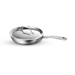 UNILIO 3 Ply Stainless Steel Fry Pan with Lid